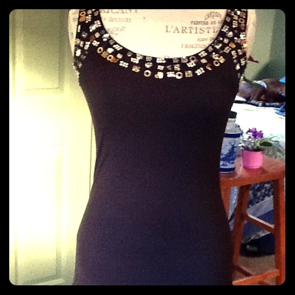 Kay Celine jeweled tank