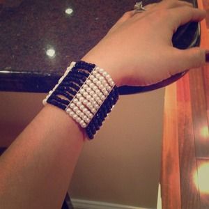 Black and white bracelet