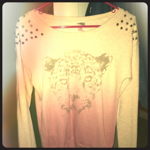 Heavy studded sweater