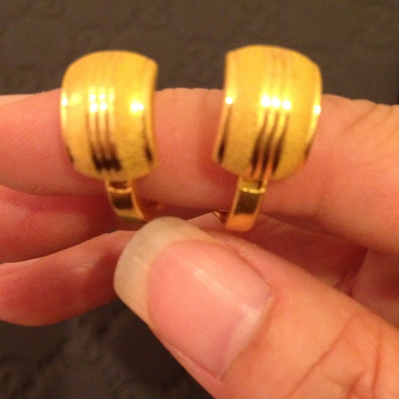 18 kt gold earrings - Picture 4 of 4