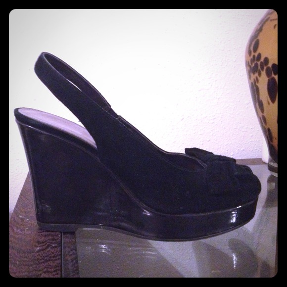 ❗SALE❗ MIA Black Suede Platform