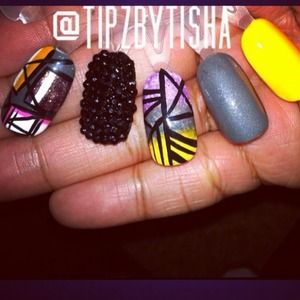 Custom made press on nails 💅🎀💅