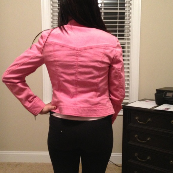 Pink express denim jacket - Picture 2 of 4