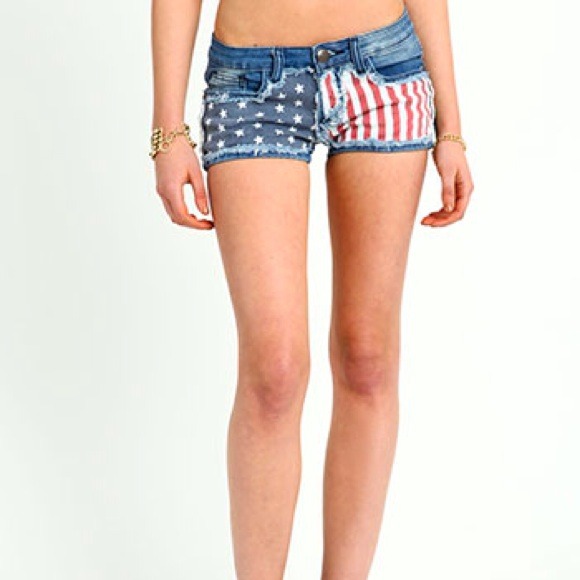 American flag shorts