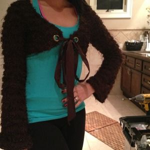 Brown shrug