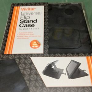 Universal Flip Stand Case for iPad 1,2 & 3
