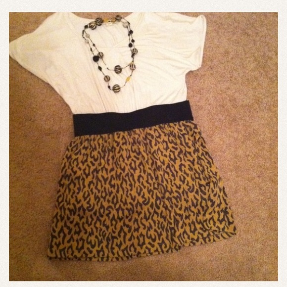 cheetah print skirt