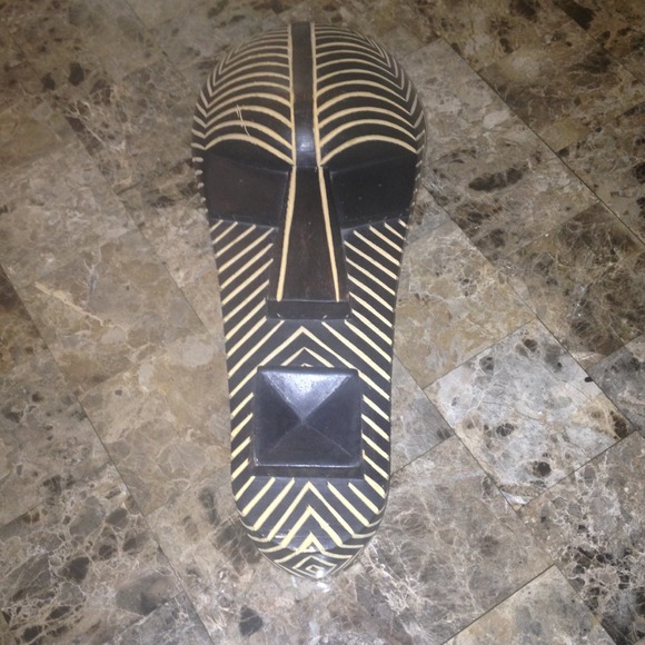 ❌Reserved❌Oblong zebra mask. Wall decor.