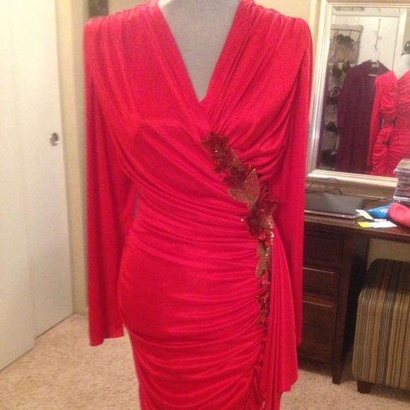 Vintage red dress