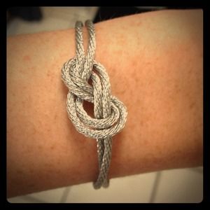 Sterling Silver Italian infinity loop bracelet!