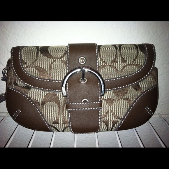 Authentic coach wristlet