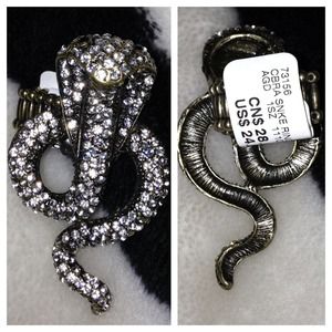 Bebe Large Snake Ring (fits any size)