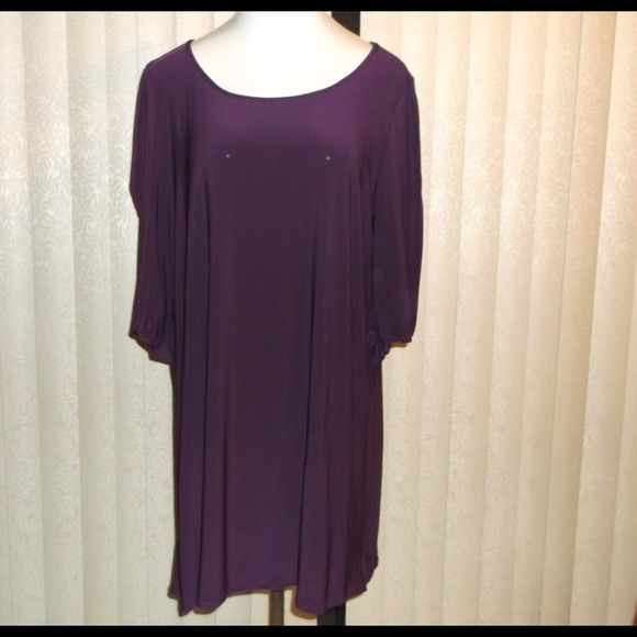 Nic & Dom Dresses & Skirts - Plus size plum dress 3X
