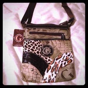 Animal print bag