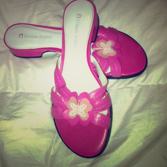 Pink flip flop sandal
