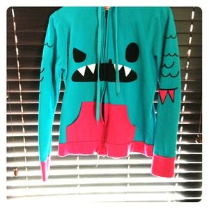 Monster hoodie and a&f tank