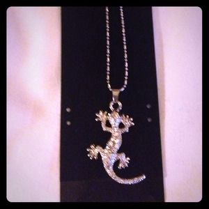 Swarovski Crystal Lizard Necklace