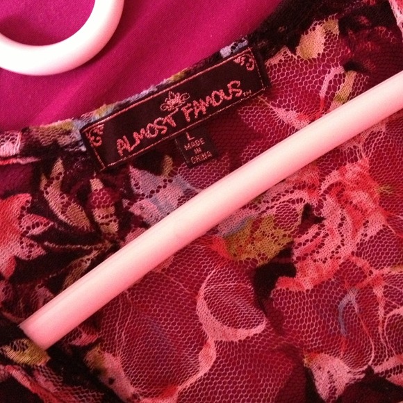 See through floral tank top - Picture 2 of 3