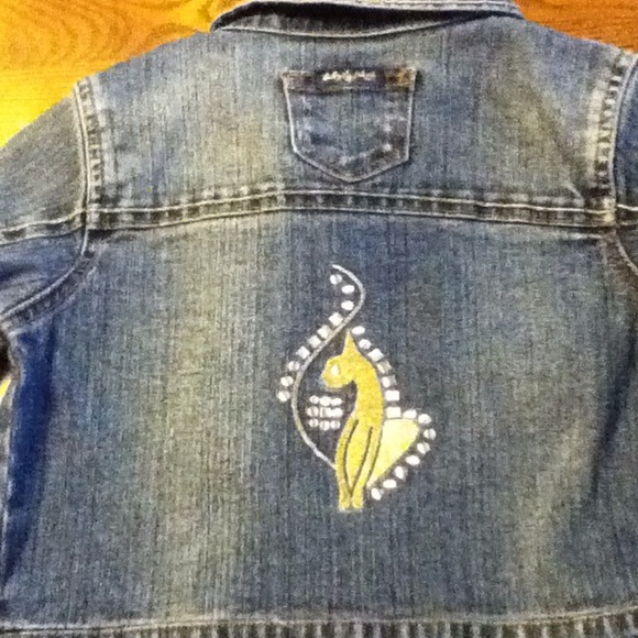Baby phat blue jean jacket