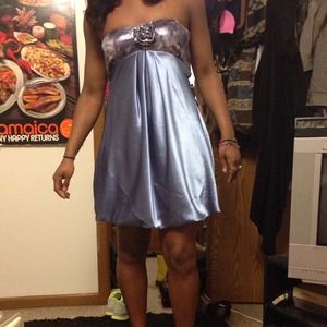 Sequined semi formal dress