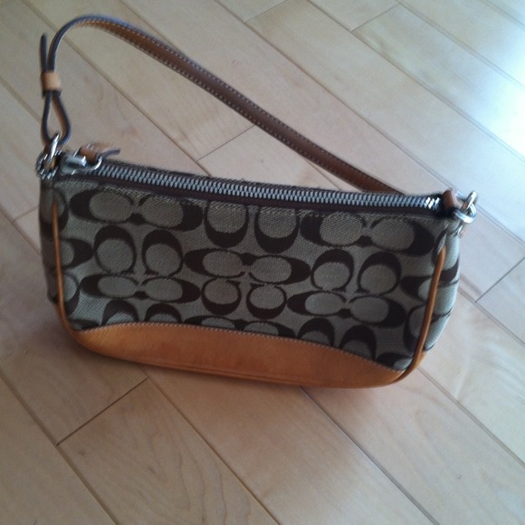 Sold $$$$$Authentic tan Coach purse
