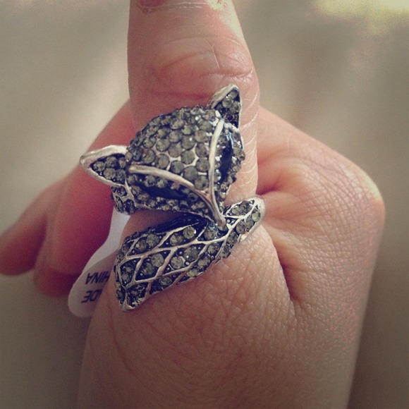 Reserved for @illectra - Silver Fox Shape Ring