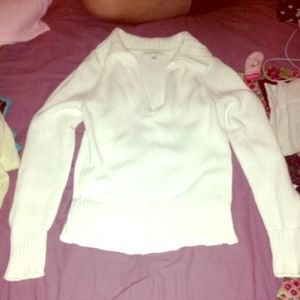 Banana republic white sweater