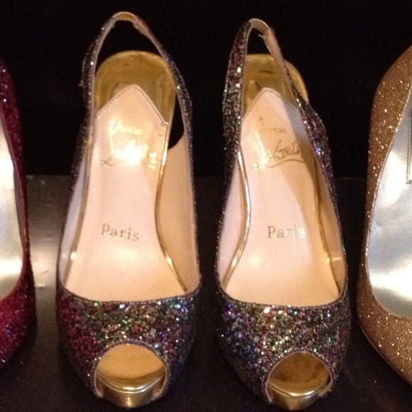 Inspired glitter Christian Louboutin sz 36