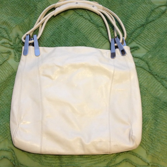 RESERVED for @funkypunky831. White leather handbag