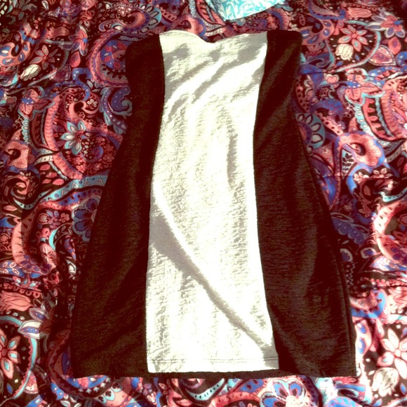Black and white tube dress - Picture 1 of 1