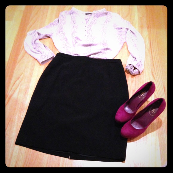 Black Pencil Skirt from Ann Taylor