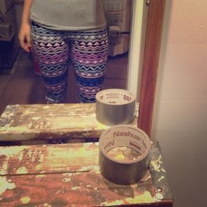 Tillys Aztec Leggings & Forever 21 Fringe jacket