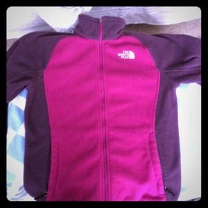 Northface fleece fuschia and purple