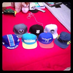 Selling all hats.