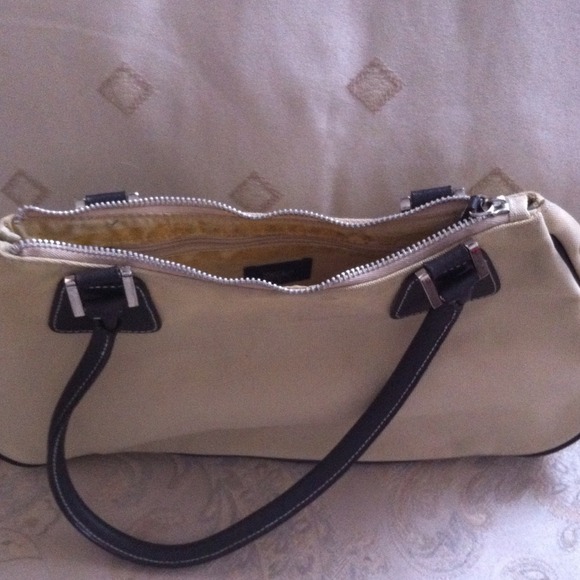 Mossimo cream and brown handbag