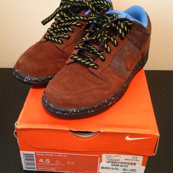 🎀Reduced🎀Nike Dunk Low CL : Brown/Black/Blue