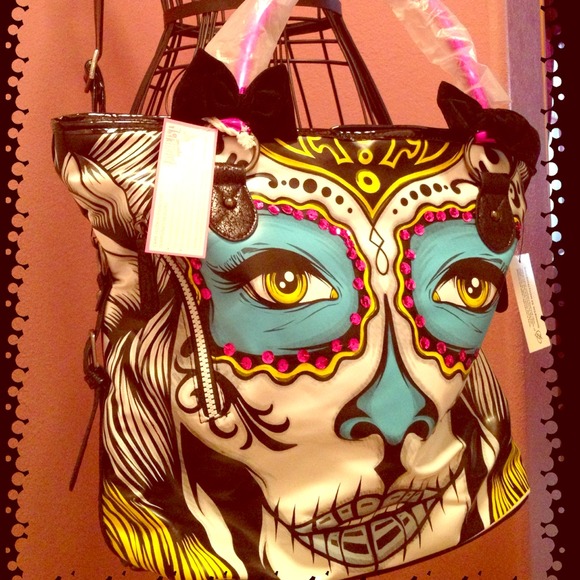 Iron Fist Handbags - Brand New sugar skull Iron Fist handbag