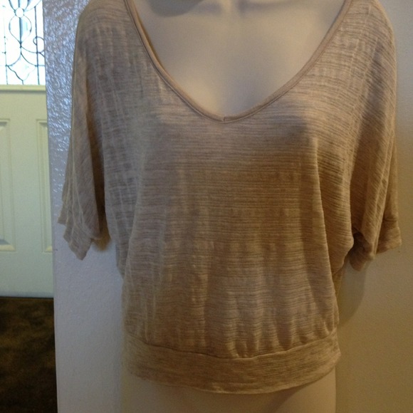 "Sold" Beige Top