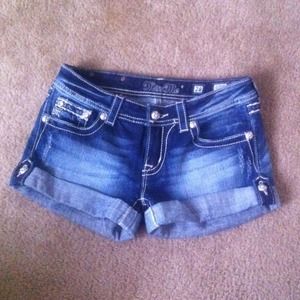 🚫Reserved🚫Miss Me Shorts & rock revivals