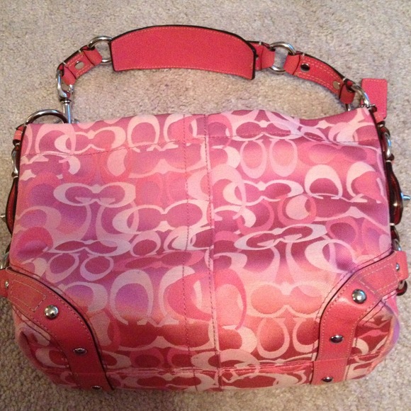 RESERVED!!! Authentic! Coach pink Carly bag