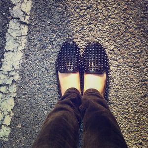 Steve Madden black flats