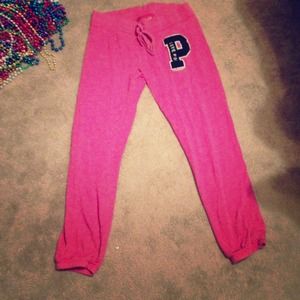 Pink Victoria Secret sweat pants