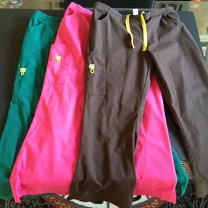 Pants - Bundle (3 pair) of Scrub Pants Sz Large-Petite!! Pants - Bundle (3 pair) of Scrub Pants Sz Large-Petite!!