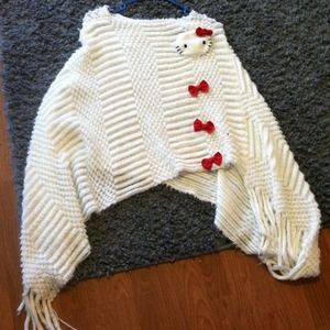 ❌Traded- raggedem❌Hello Kitty Poncho