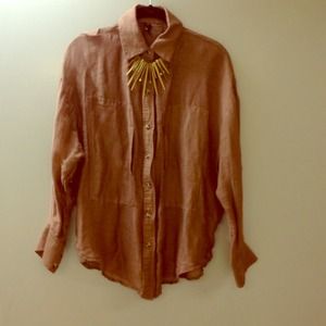 Brown Hurley button down