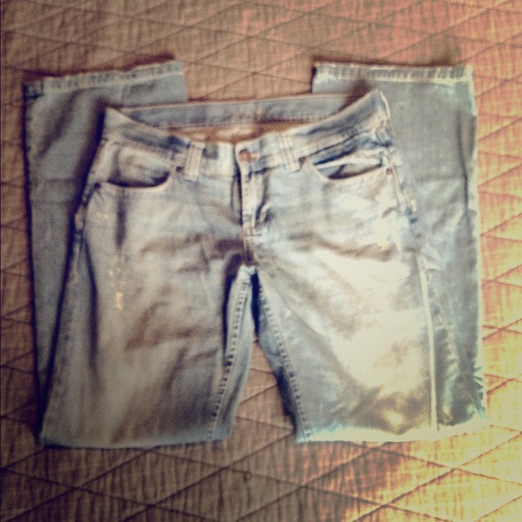 ❌SOLD❌Victoria's Secret Jeans Distressed Wide Leg