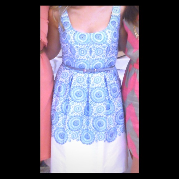 Nine West spring dress with matching belt.