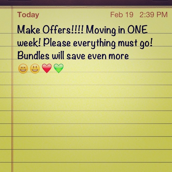 Offers, Please!!! 😃