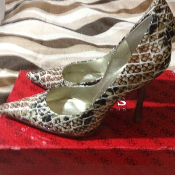 Guess snake stilettos