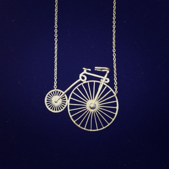 Forever 21 Bicycle Necklace